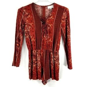 Kendall & Kylie Women's Bohemian Romper Size S